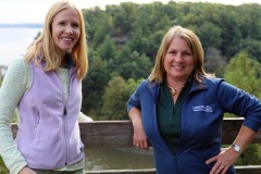 Darley Newman and Kathy Casstevens at Starved Rock State Park