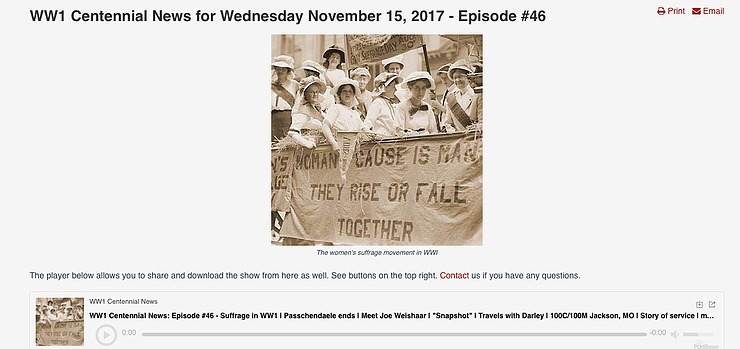 WWI Centennial News Podcast
