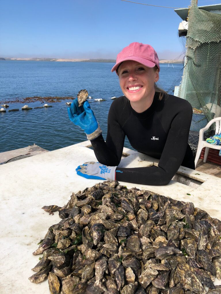 Super fresh Morro Bay oysters- just out of the water!