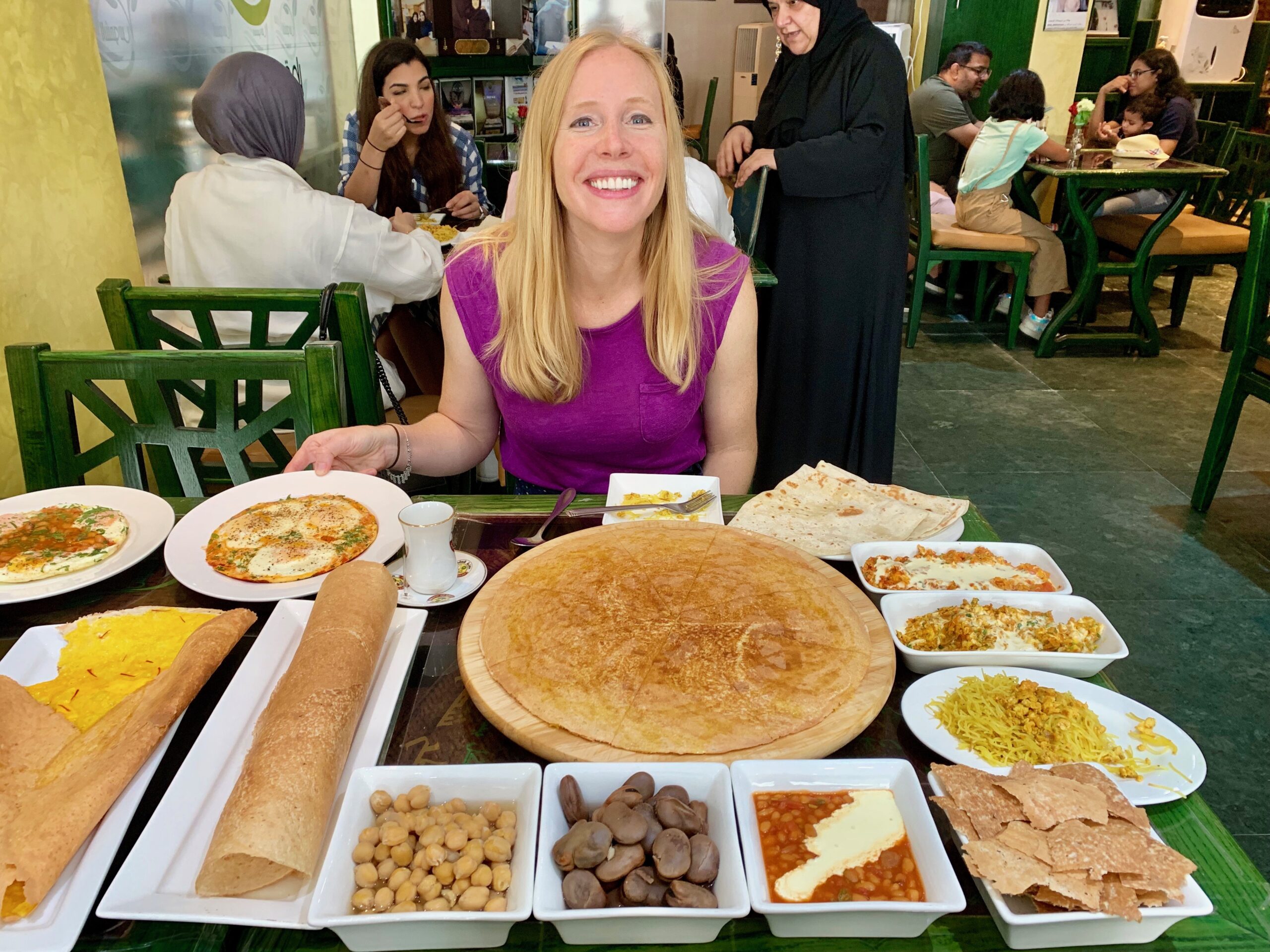 Darley exploring cuisine in Qatar