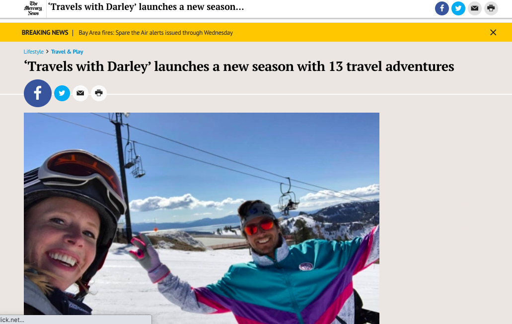 Mercury News Covers Darley Newman Ovation TV Launch