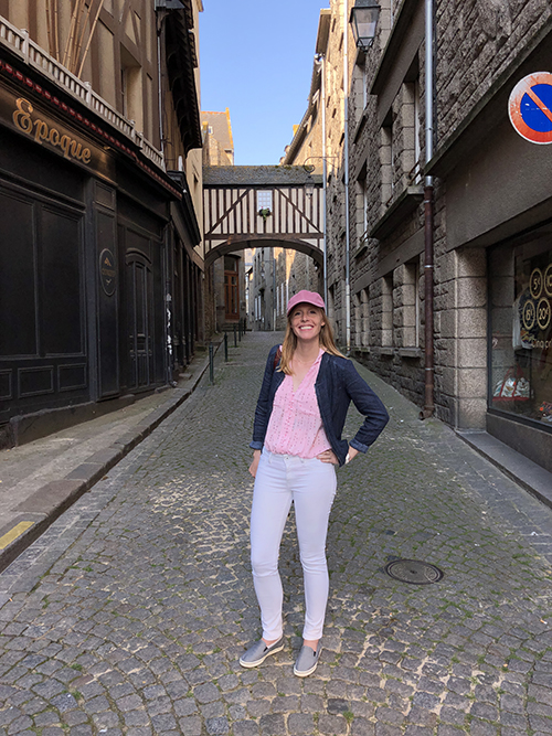 Darley Newman in Medieval Saint Malo in France