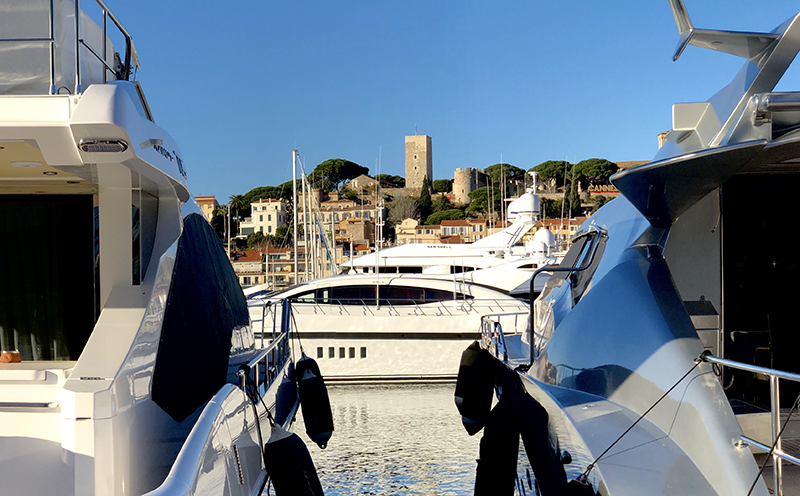 Yachts in Cannes