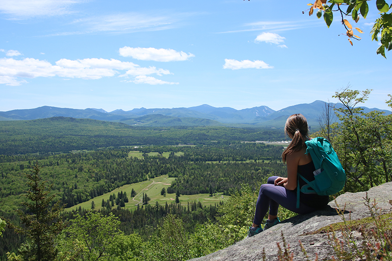 Hiking in the Adirondacks at Cobble Hill