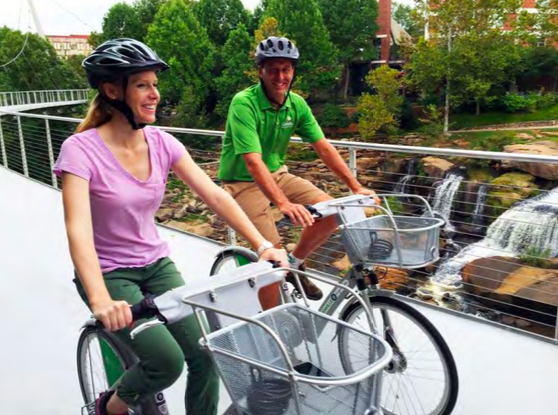 Biking the Swamp Rabbit Trail Greenville by Reedy Falls