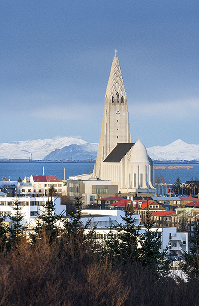 Hallgrimskirkja church in Reykjavik