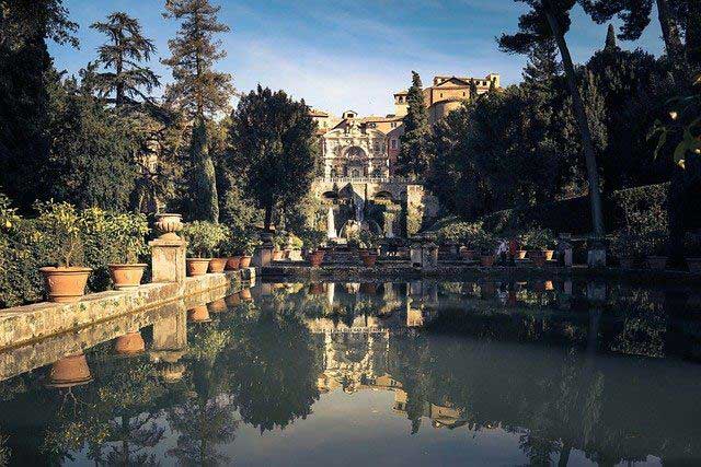 Villa D'Este in Rome, Italy