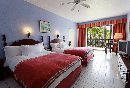 Beachfront hotel in Martinique