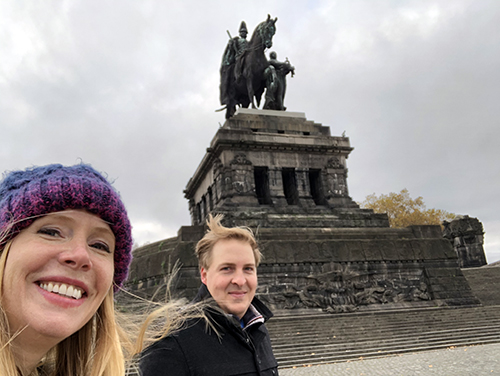 Koblenz city tour with Darley and her local guide