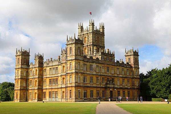 Highclere Castle, the setting for Downton Abbey on PBS