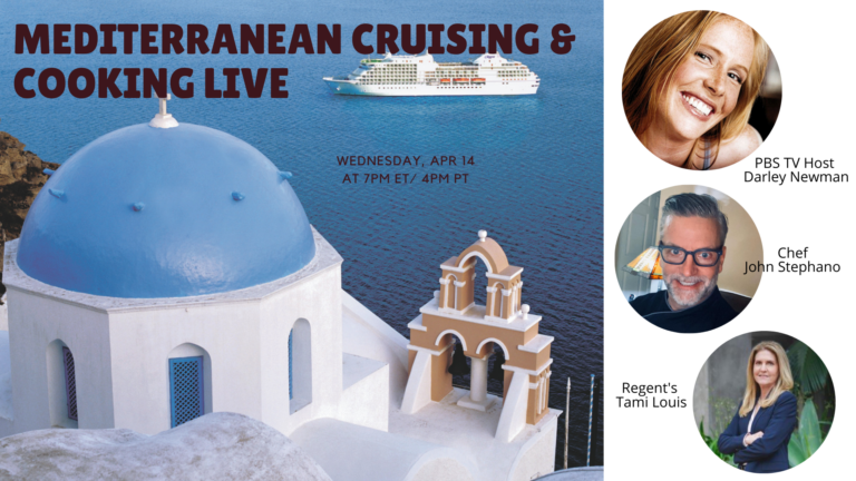 Mediterranean Cruising and Cooking LIVE