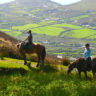 Riding along Ireland's Ring of Kerry.