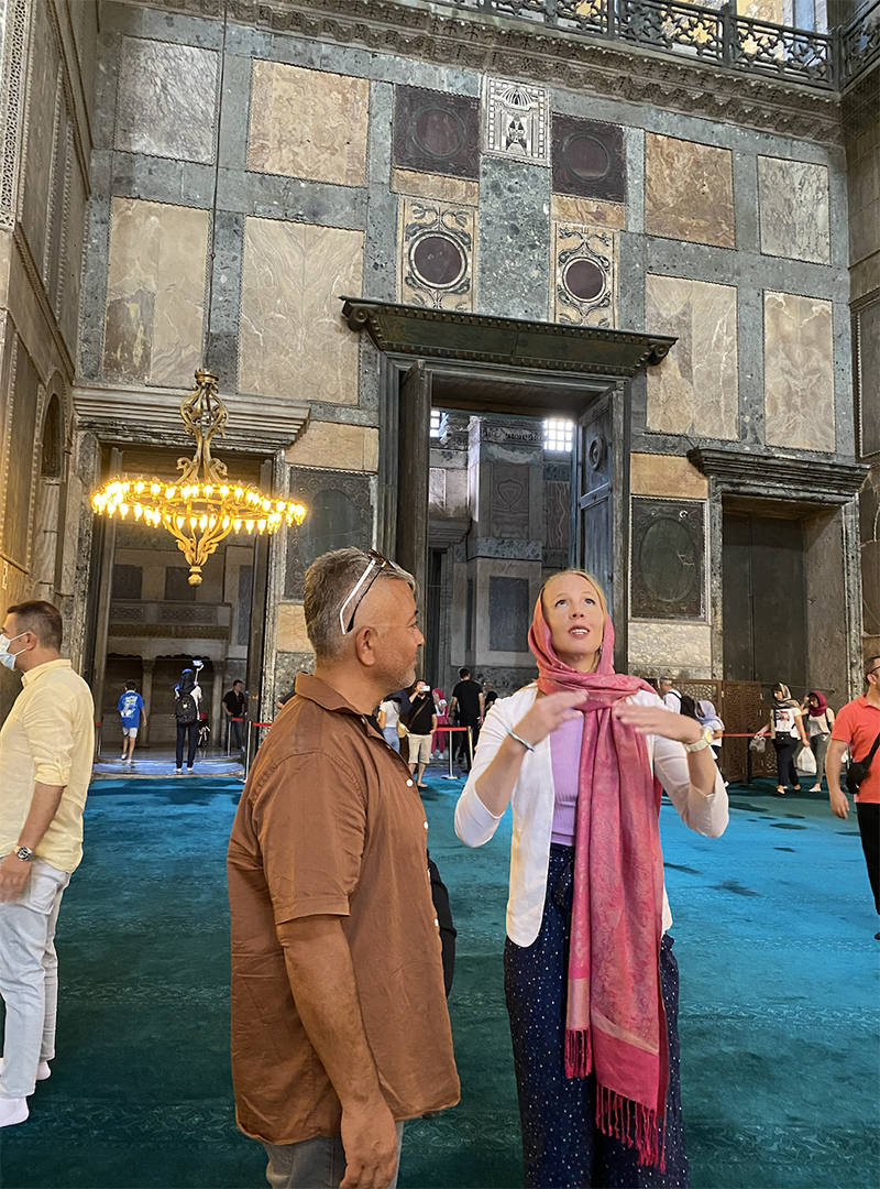Darley goes inside Hagia Sofia in Istanbul with a local expert to reveal the significance of this stunning holy site.