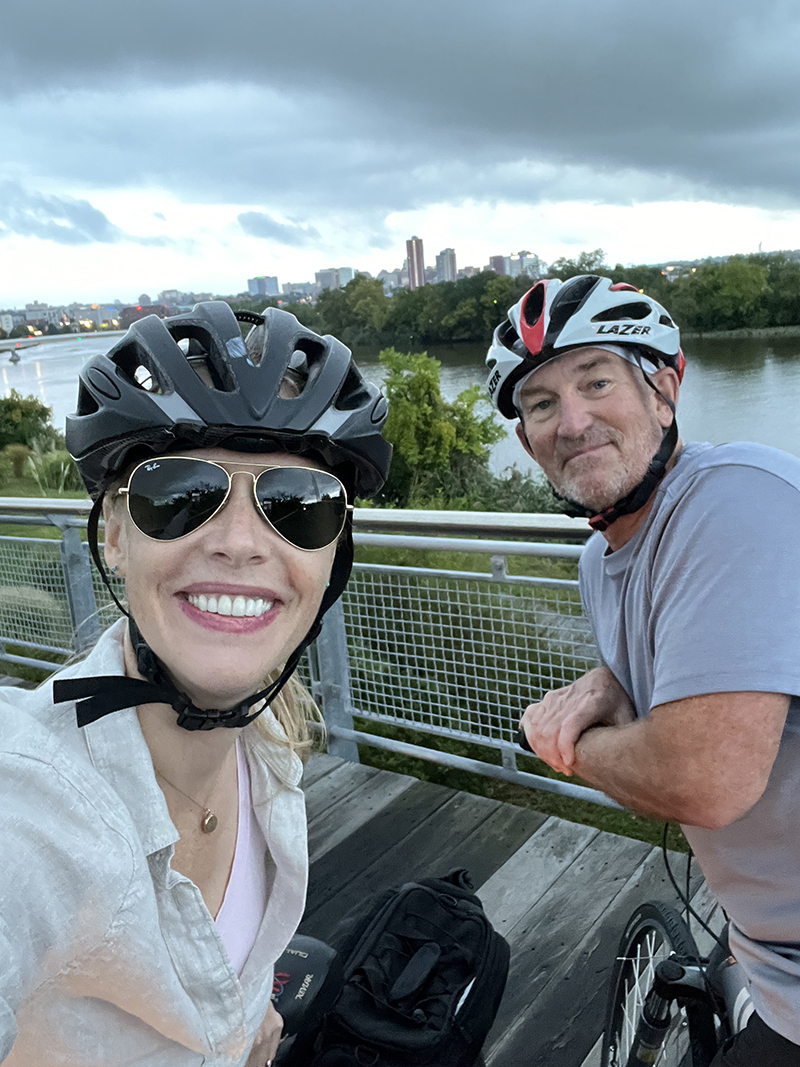 Darley explores city biking trails around Wilmington, Delaware