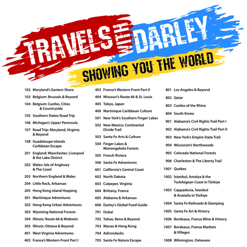 Travels with Darley 59 Half Hour Episodes