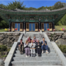The Travels with Darley team at Baekyangsa Temple