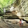 darley and guide kathy taking in starved rock state park