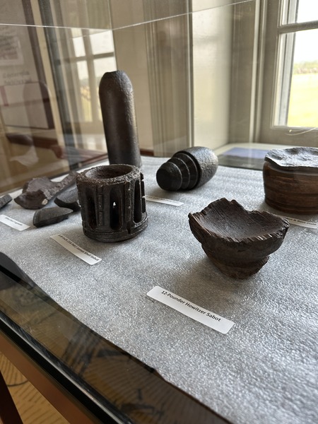 Shell Fragments inside of Manassas National Battlefield Park Visitors Center