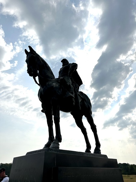 Stonewall Jackson Monument at Manassas Battlefield National Park in Prince William County, Virginia