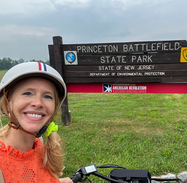 Darley Newman at Princeton Battlefield State Park