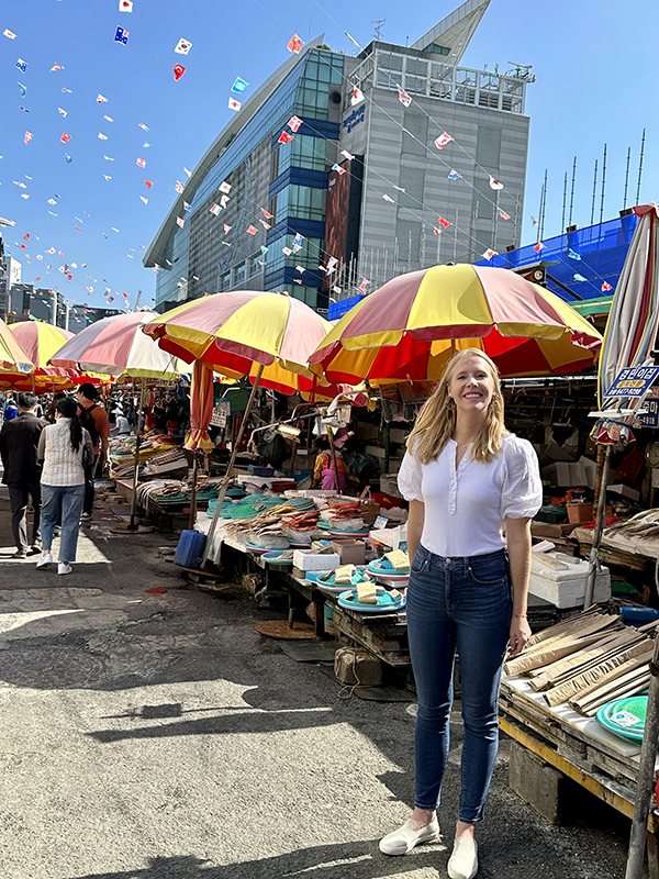 Darley Newman explores Busan's fresher seafood at Jagalchi Market.